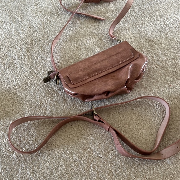 Anthropologie Emma Rose Pink Convertible Crossbody Bag - Picture 5 of 5